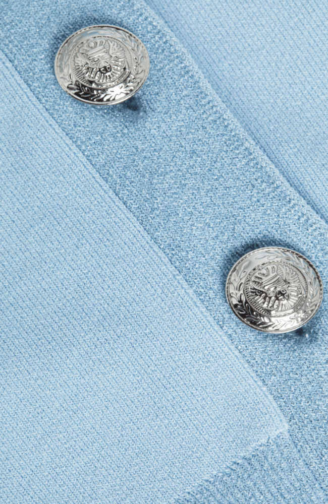 TAYA CROPPED CARDIGAN - BLUE FOG-L&#39;AGENCE-FLOW by nicole
