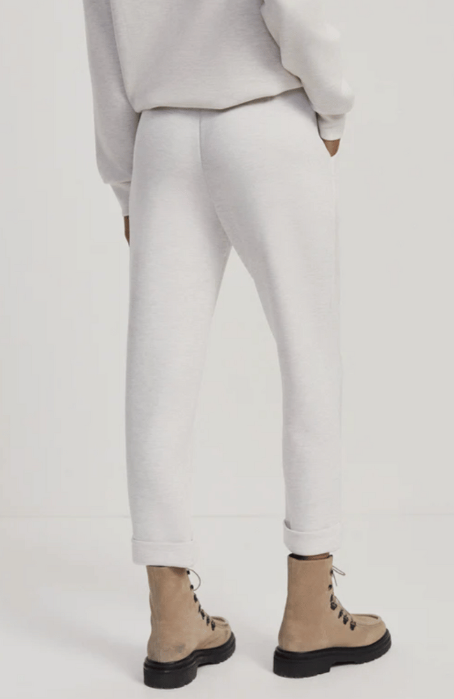 THE ROLLED CUFF PANT 25&quot; - IVORY MARL-Varley-FLOW by nicole
