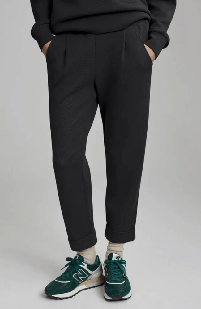 THE ROLLED CUFF PANT in BLACK-Varley-FLOW by nicole