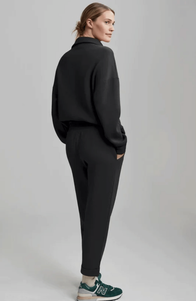 THE ROLLED CUFF PANT in BLACK-Varley-FLOW by nicole