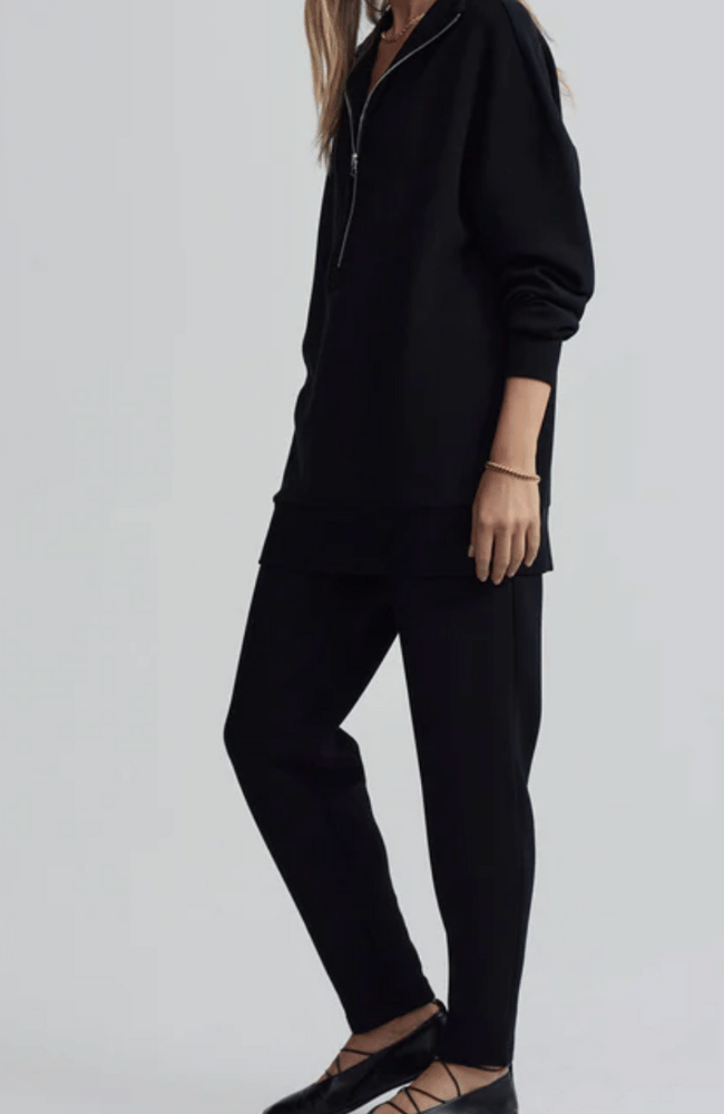 THE SLIM PANT in BLACK-Varley-FLOW by nicole