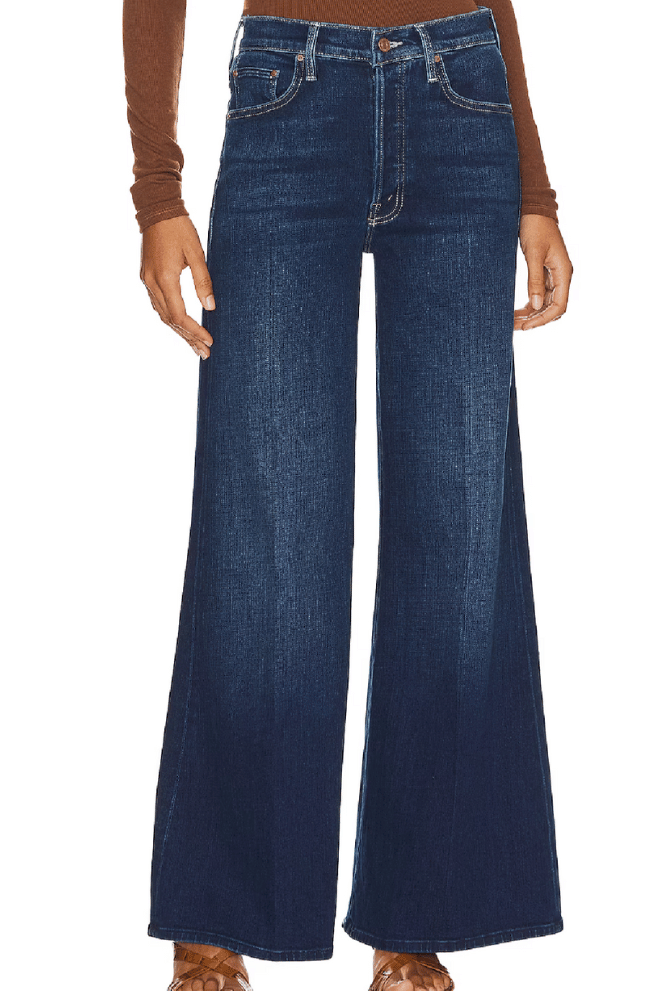 Mother The Tomcat Roller Fray Jeans In Blue