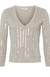 TRINITY SEQUIN STRIPE SWEATER in PALE NEUTRAL-L' AGENCE-FLOW by nicole