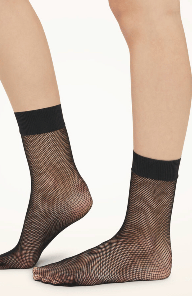 TWENTIES ECONYL SOCKS BLACK-WOLFORD-FLOW by nicole