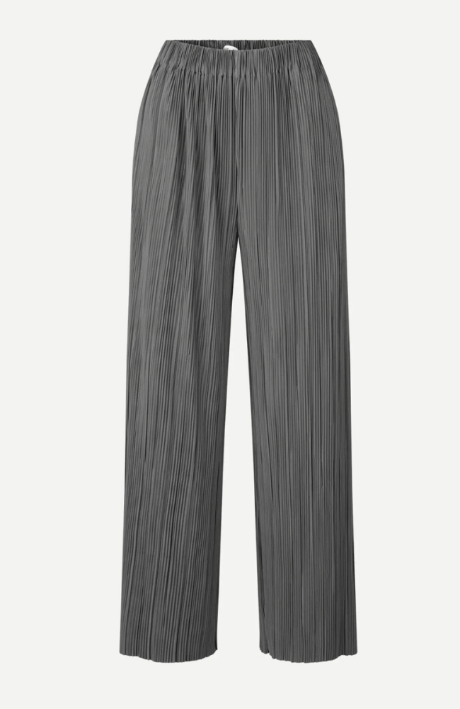 UMA TROUSERS GRAY PINSTRIPE-Samsoe-FLOW by nicole