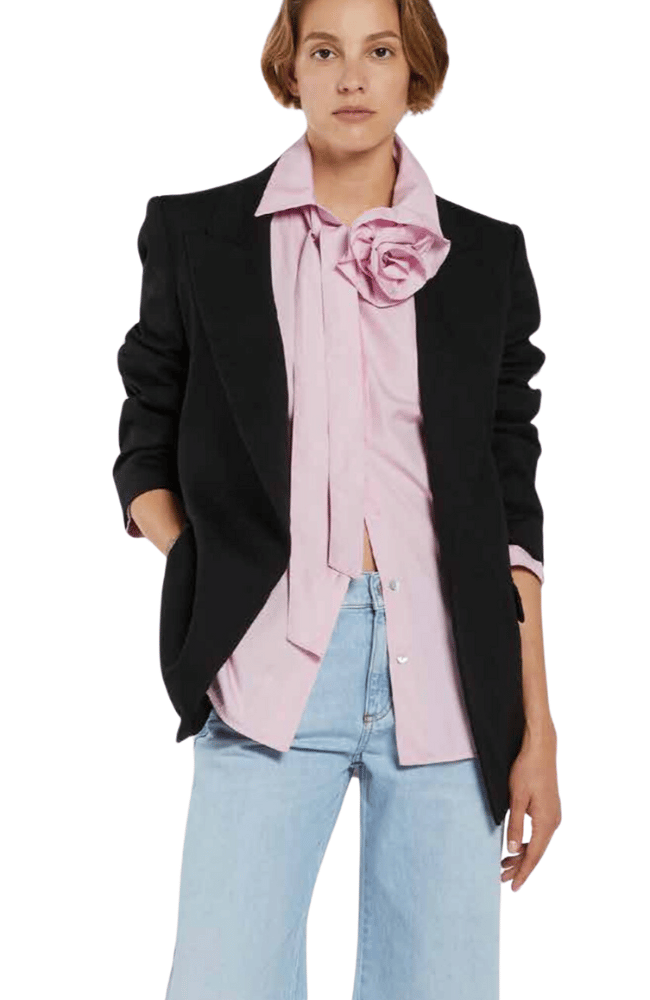 VON OVERSIZED POPLIN SHIRT - PINK-MARELLA by MAX MARA-FLOW by nicole
