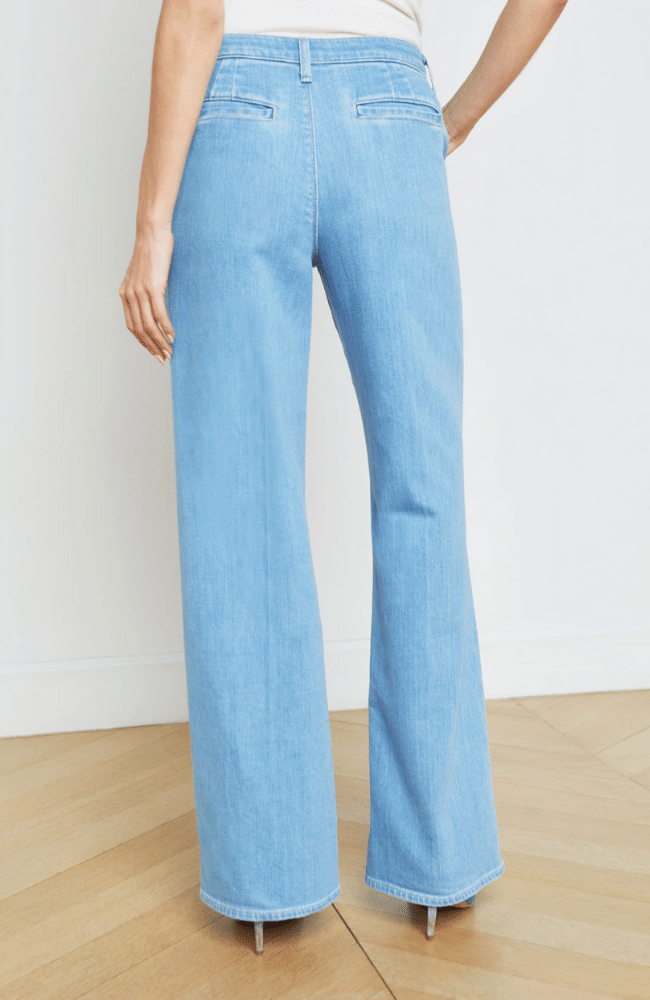 WESTON HIGH-RISE WIDE-LEG JEAN in ALISO-L&#39; AGENCE-FLOW by nicole