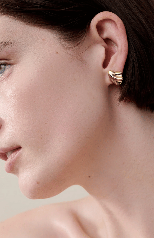 ZOE EARRINGS in GOLD-JENNY BIRD-FLOW by nicole