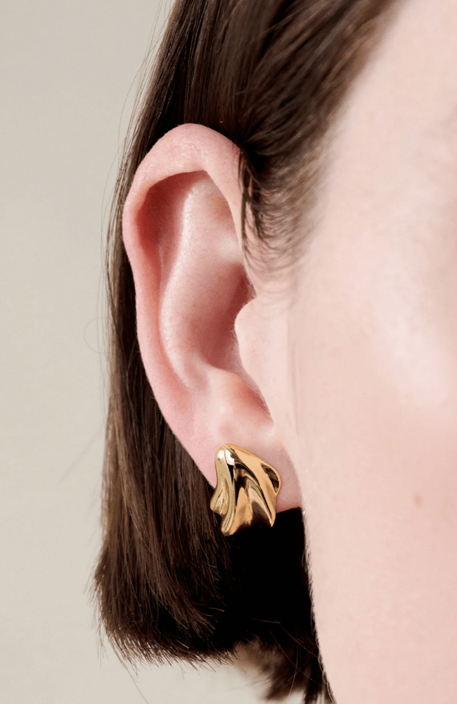 ZOE EARRINGS in GOLD-JENNY BIRD-FLOW by nicole