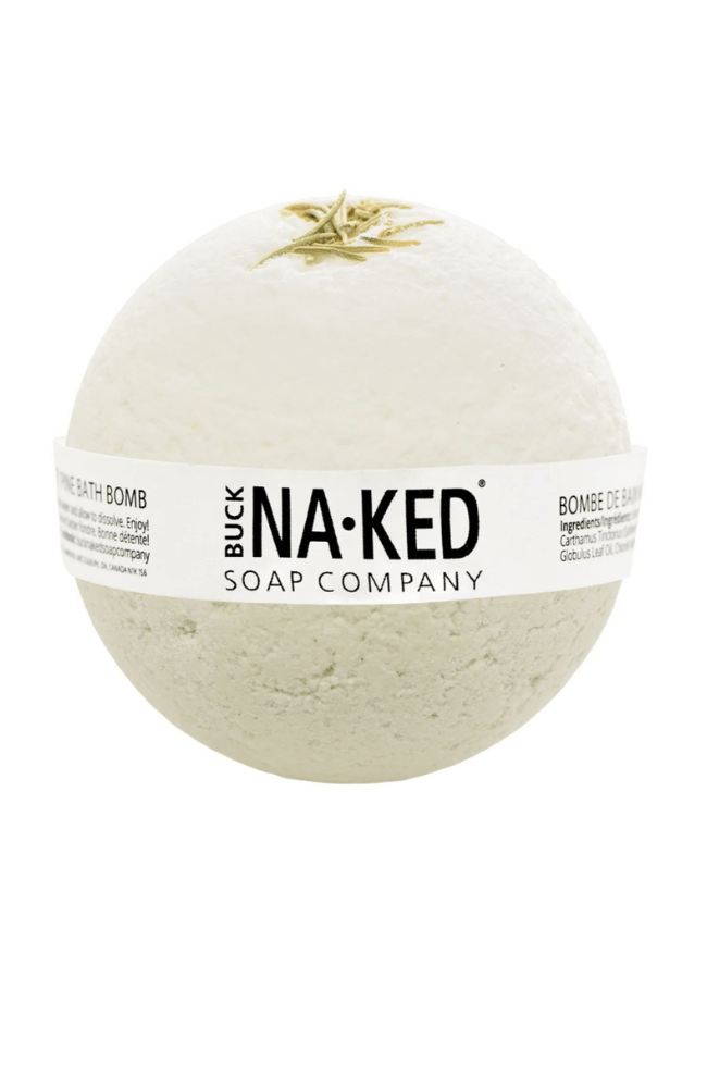 NAUGHTY PINE BATH BOMB-BUCK NAKED SOAP COMPANY INC.-FLOW BY NICOLE CANADA