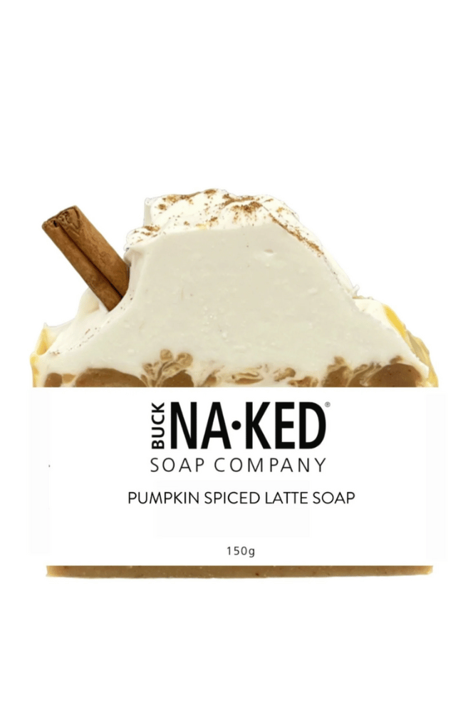 PUMPKIN SPICE LATTE SOAP BAR-BUCK NAKED SOAP COMPANY INC.-FLOW BY NICOLE CANADA