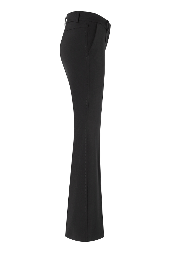 ANAIS WRAP FRONT PANT in BLACK-CAMBIO-FLOW BY NICOLE CANADA
