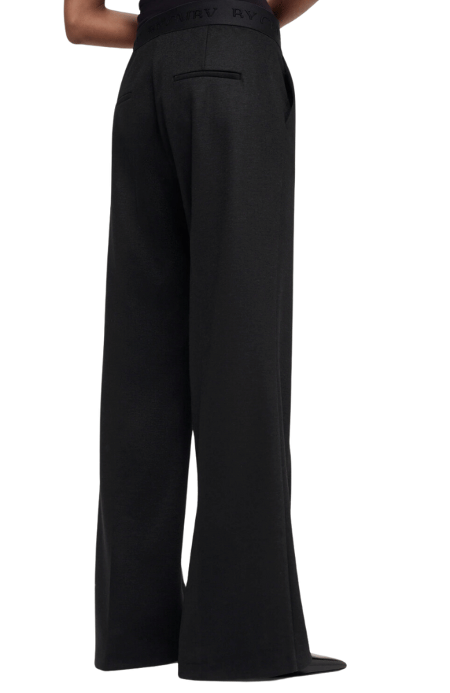 AVA PANT in BLACK-CAMBIO-FLOW BY NICOLE CANADA