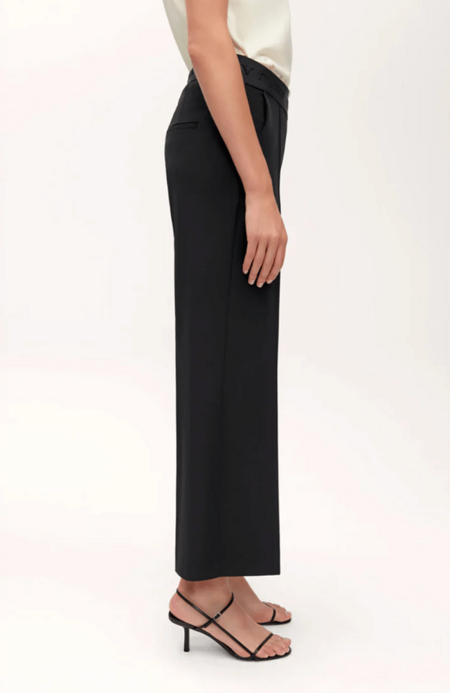 CAMERON PANT in BLACK-CAMBIO-FLOW BY NICOLE CANADA