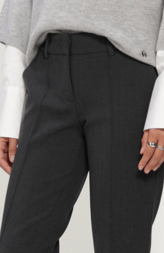FARAH PANT in ANTHRACITE GREY-CAMBIO-FLOW BY NICOLE CANADA