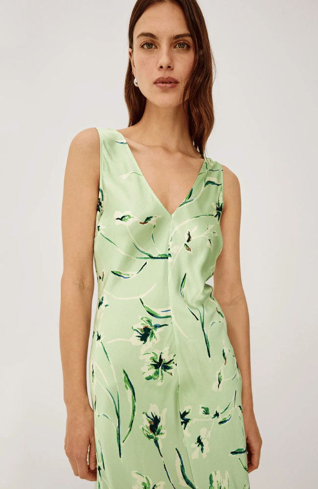 CAMELLIA DRESS in MINT LINNEA-RAILS-FLOW BY NICOLE CANADA