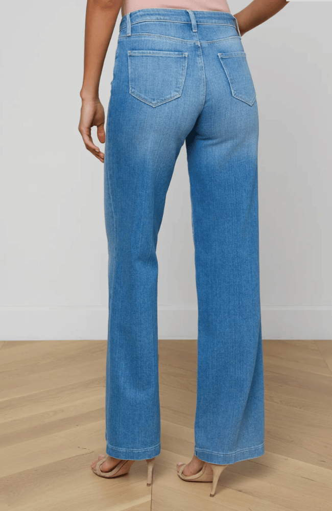 CLAYTON WIDE LEG JEAN in GETTY - C-L'AGENCE-FLOW BY NICOLE CANADA