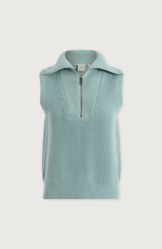 CLIFFORD HALF ZIP in PORCELAIN BLUE-Varley-FLOW BY NICOLE CANADA
