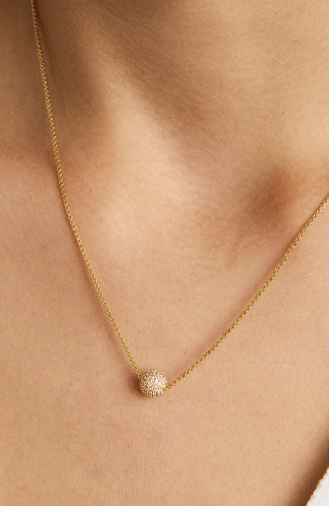 GISELLE PAVE PENDANT in GOLD-DEAN DAVIDSON-FLOW BY NICOLE CANADA