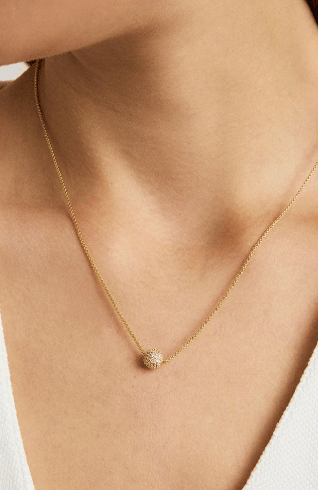 GISELLE PAVE PENDANT in GOLD-DEAN DAVIDSON-FLOW BY NICOLE CANADA