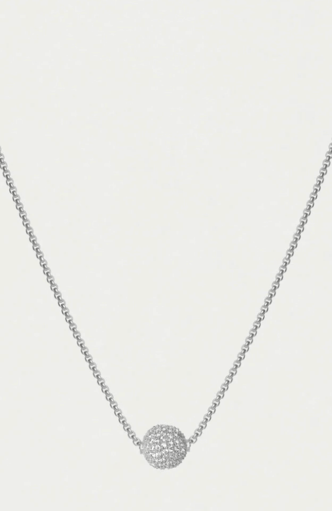 GISELLE PAVE PENDANT in SILVER-DEAN DAVIDSON-FLOW BY NICOLE CANADA