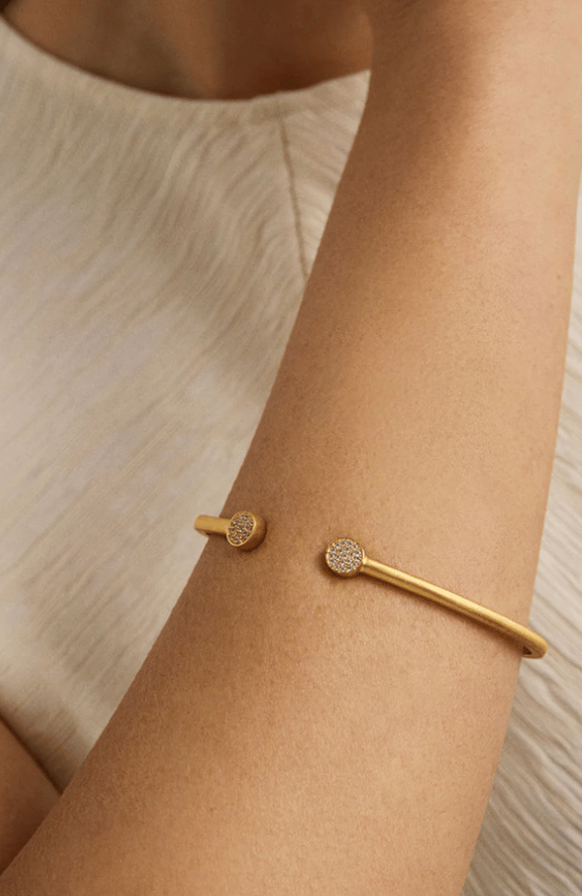 MIRABEAUX PAVE TWIST BANGLE BRACELET-DEAN DAVIDSON-FLOW BY NICOLE CANADA