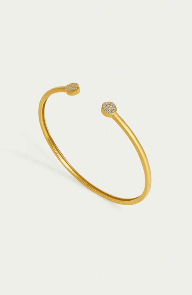 MIRABEAUX PAVE TWIST BANGLE BRACELET-DEAN DAVIDSON-FLOW BY NICOLE CANADA