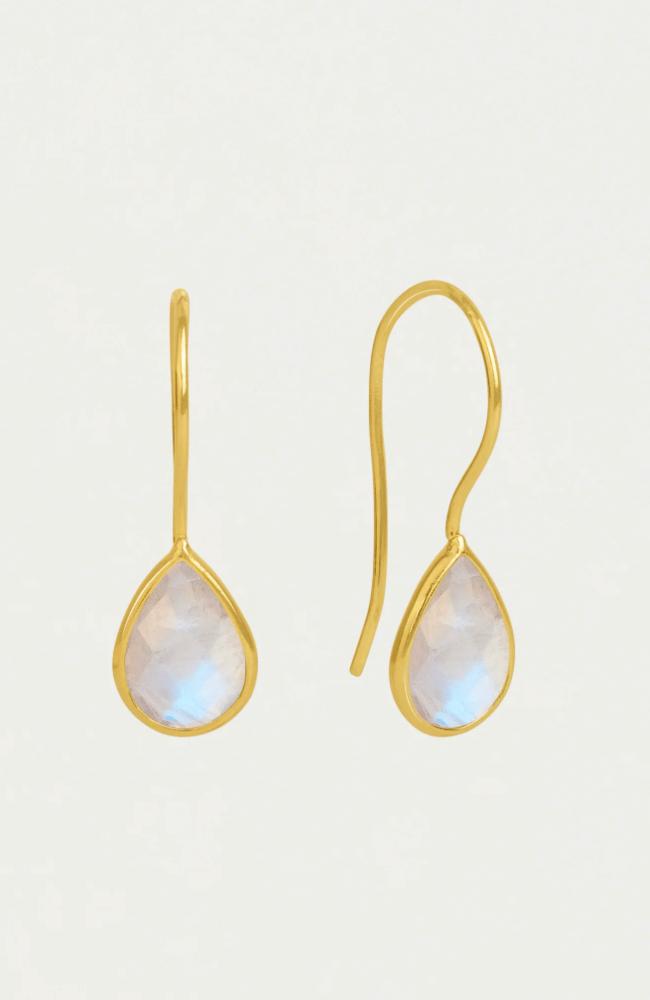 NOSARA DROPLET EARRINGS in MOONSTONE-DEAN DAVIDSON-FLOW BY NICOLE CANADA
