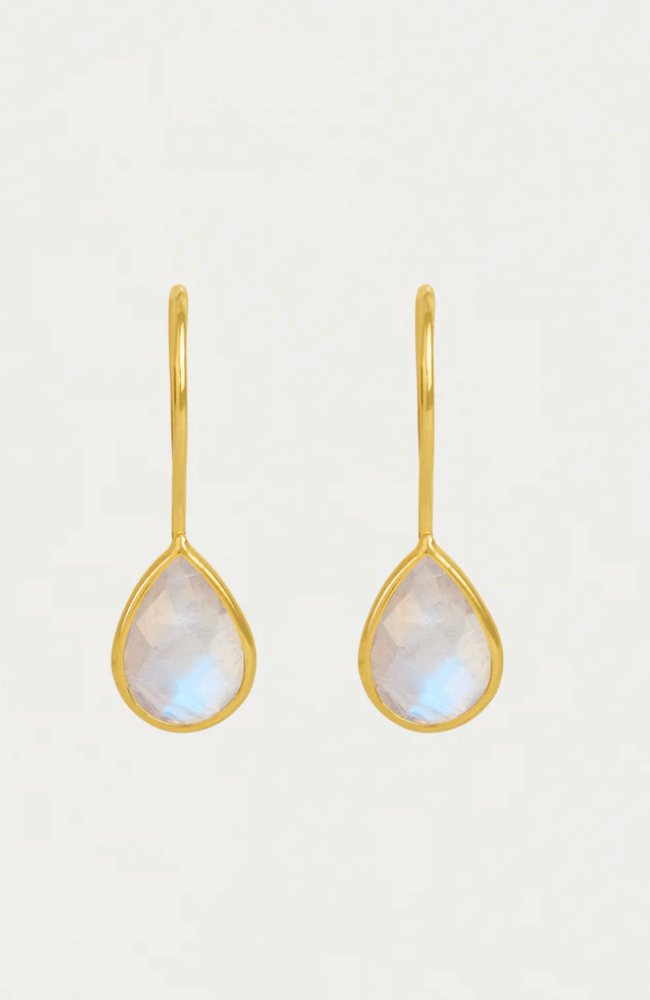 NOSARA DROPLET EARRINGS in MOONSTONE-DEAN DAVIDSON-FLOW BY NICOLE CANADA