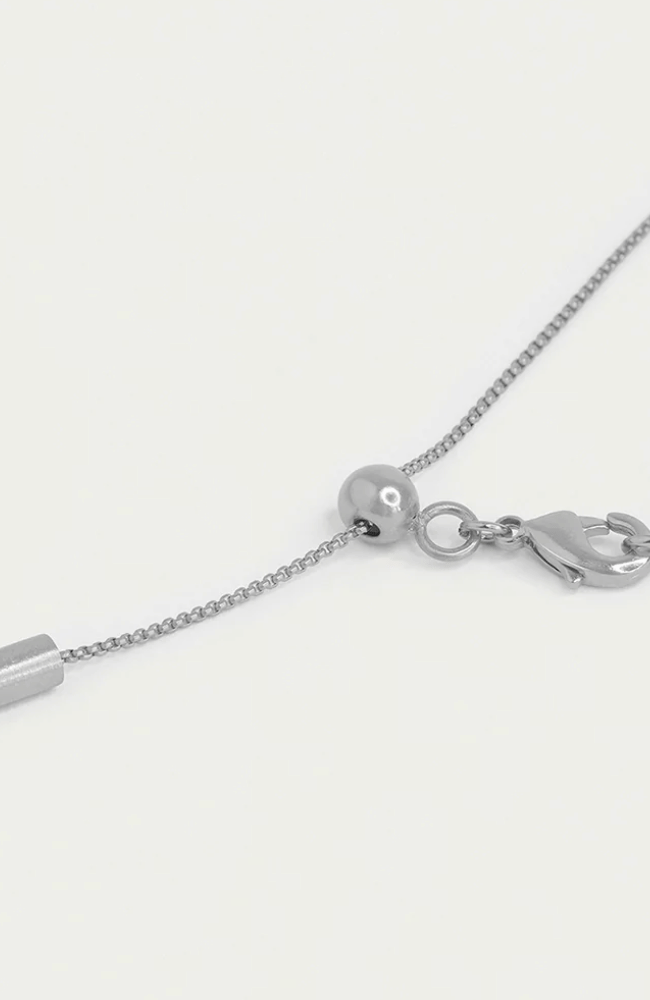 PETIT PAVE MINI TUBE NECKLACE in SILVER-DEAN DAVIDSON-FLOW BY NICOLE CANADA