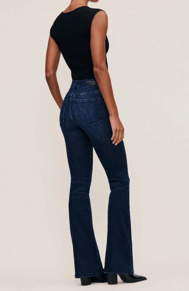 BRIDGET BOOT HIGH RISE JEAN in MEDITERRANEAN-DL1961-FLOW BY NICOLE CANADA