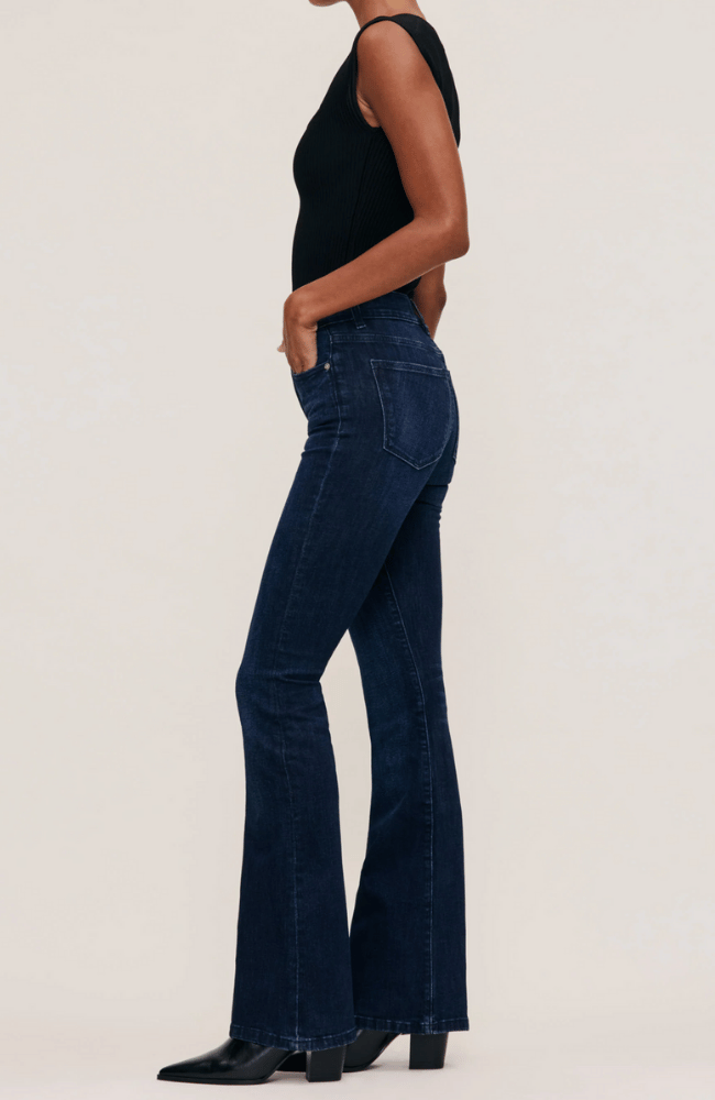 BRIDGET BOOT HIGH RISE JEAN in MEDITERRANEAN-DL1961-FLOW BY NICOLE CANADA