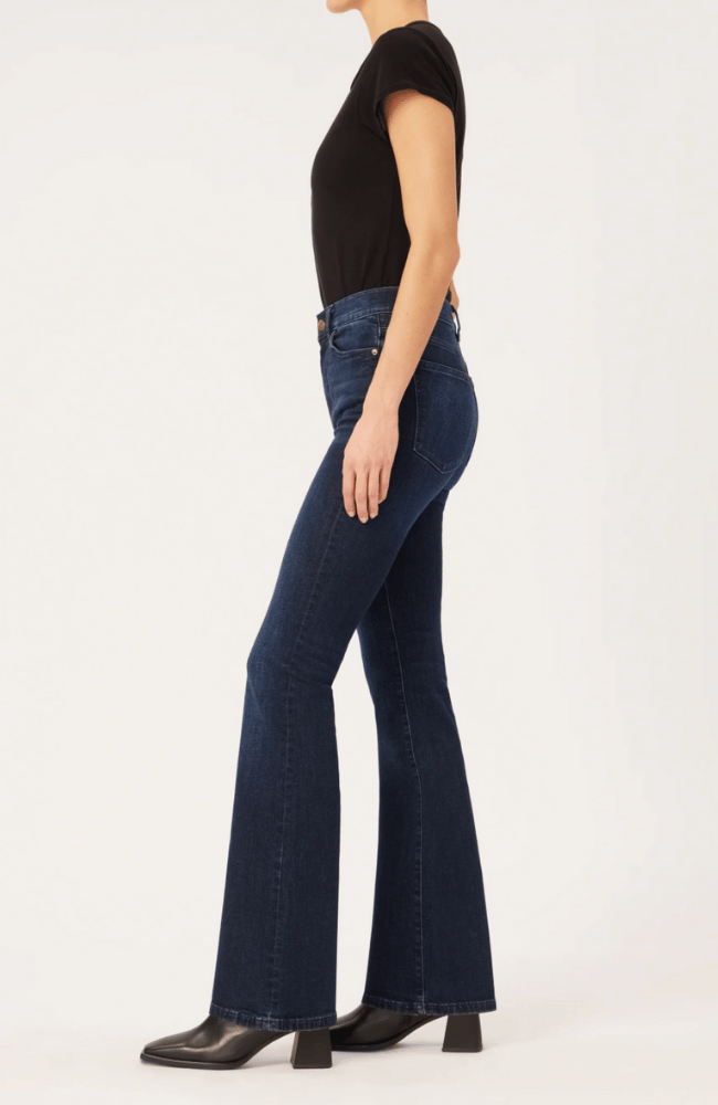 BRIDGET BOOT HIGH RISE JEAN in MEDITERRANEAN-DL1961-FLOW BY NICOLE CANADA