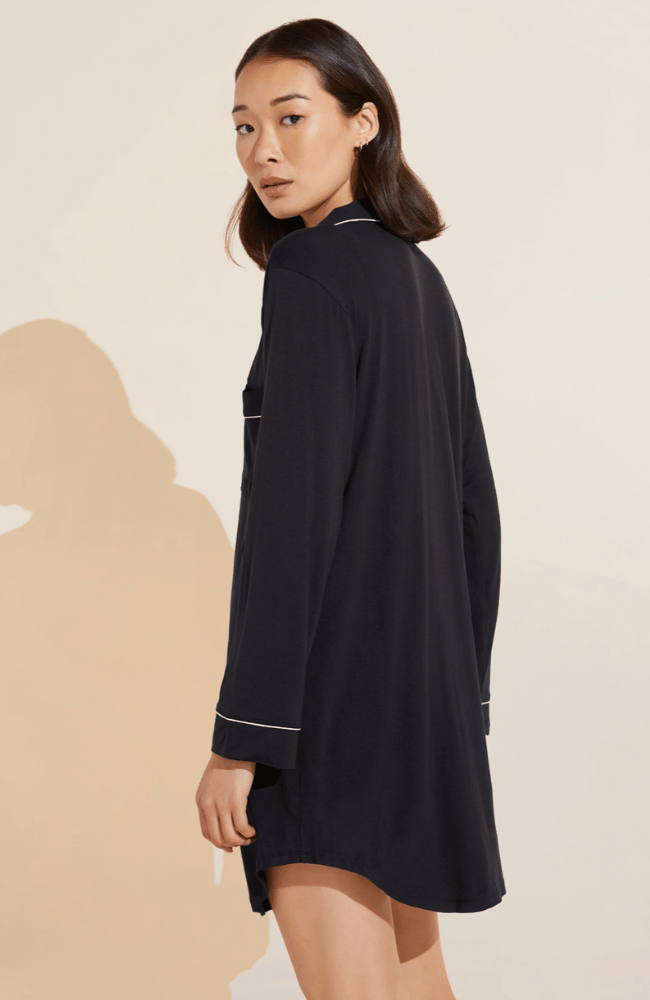 GISELE SLEEPSHIRT BLACK/SORBET PINK-EBERJEY-FLOW BY NICOLE CANADA