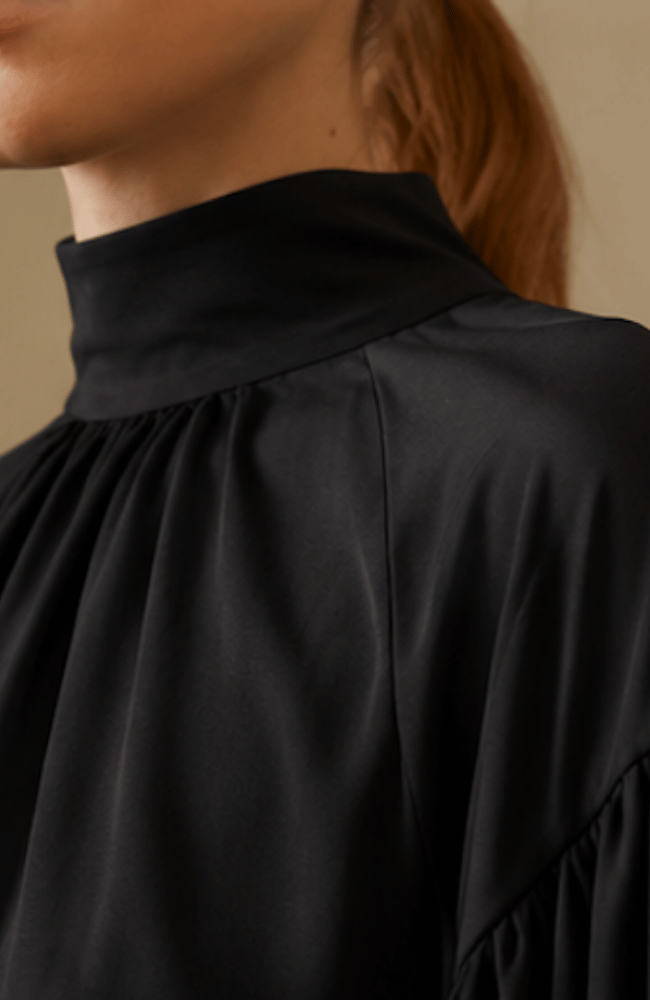 ETOILE BLOUSE in BLACK-EMANOU-FLOW BY NICOLE CANADA
