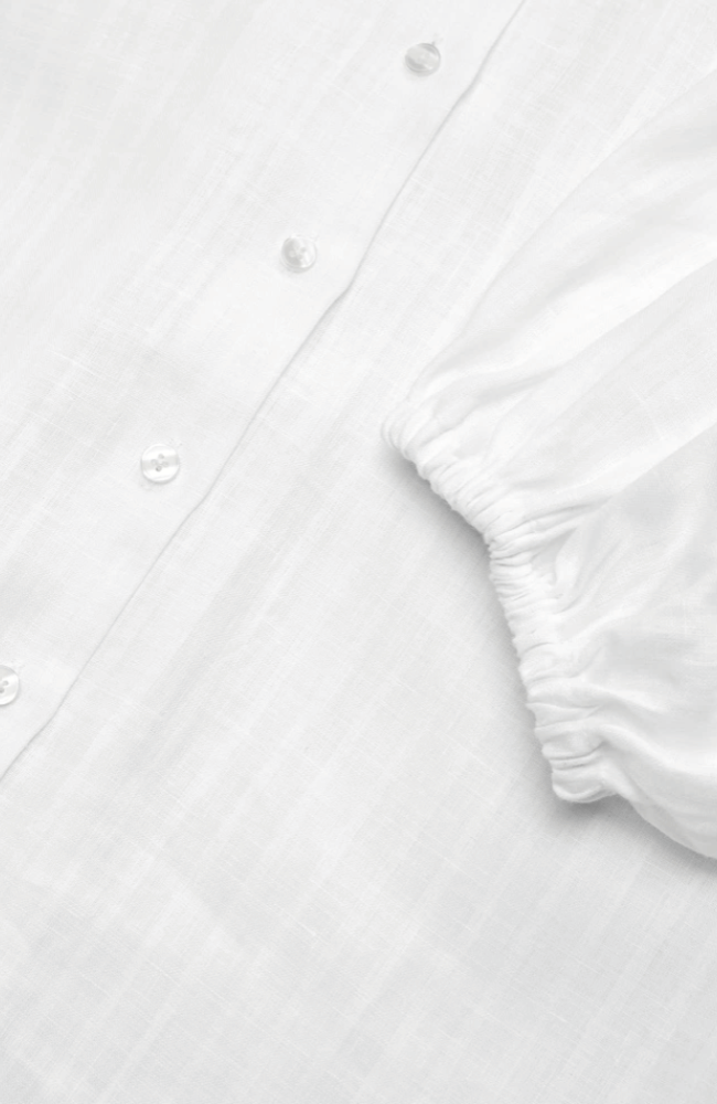 SOPHIE BLOUSE in WHITE-EMANOU-FLOW BY NICOLE CANADA