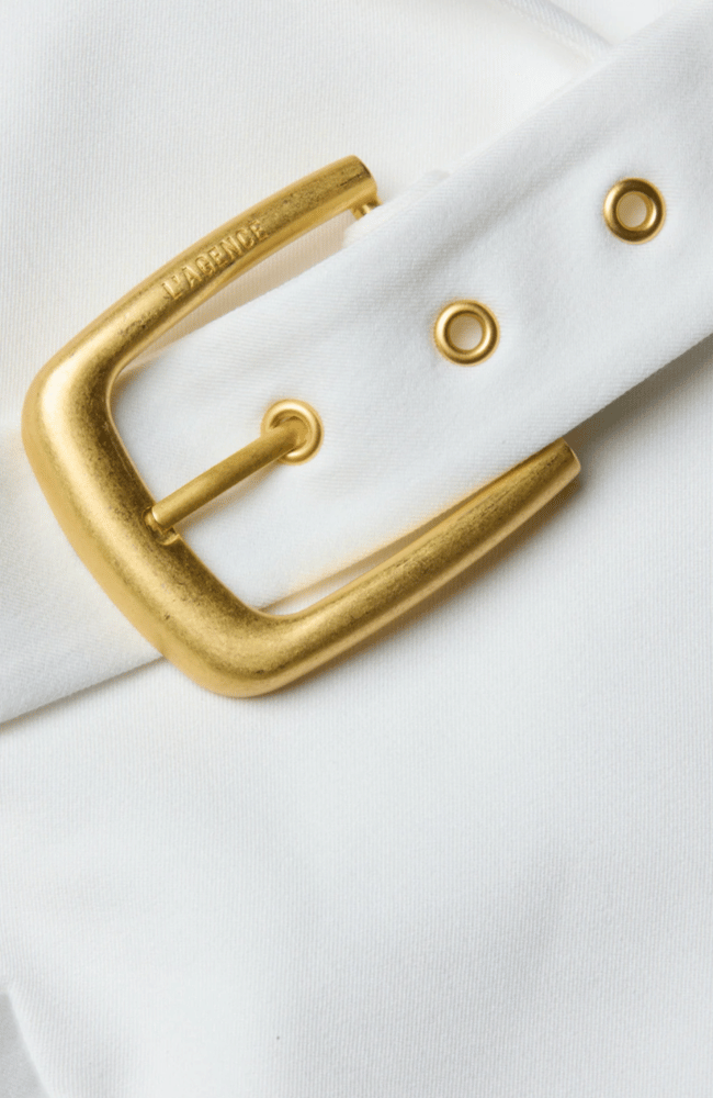 EMERLY VEST in WHITE-L'AGENCE-FLOW BY NICOLE CANADA