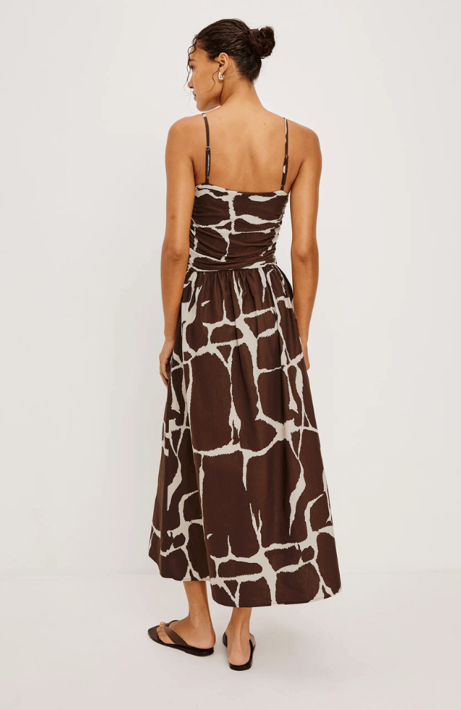 FISHER DRESS in TERRA-RAILS-FLOW BY NICOLE CANADA