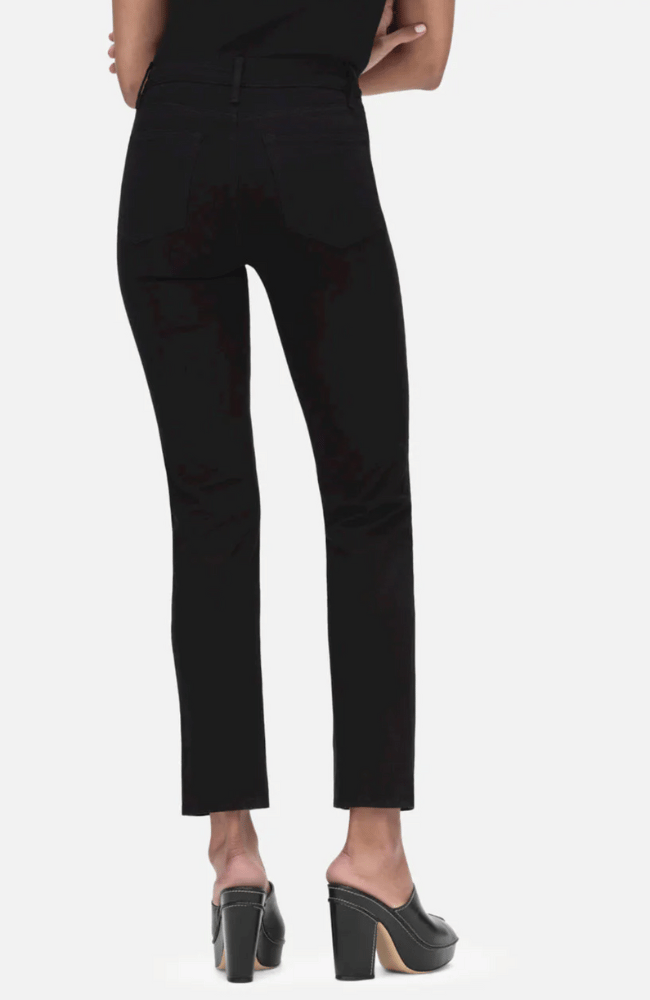 LE HIGH STRAIGHT JEANS - FILM NOIR-FRAME-FLOW BY NICOLE CANADA