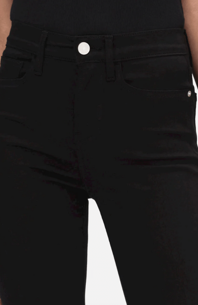 LE HIGH STRAIGHT JEANS - FILM NOIR-FRAME-FLOW BY NICOLE CANADA