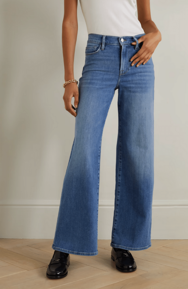 LE SLIM DENIM BLK SIZE 1-FRAME-FLOW BY NICOLE CANADA