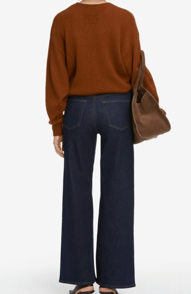 LE SLIM PALAZZO JEAN in RINSE-FRAME-FLOW BY NICOLE CANADA