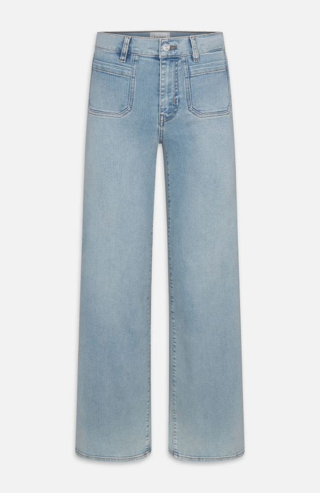 LE SLIM PALAZZO MODERNIST POCKET JEAN in TRIBUTE-FRAME-FLOW BY NICOLE CANADA