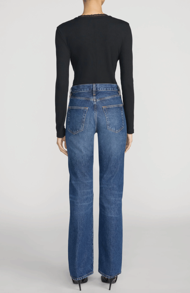RIB TRIM CARDI in BLACK-FRAME-FLOW BY NICOLE CANADA