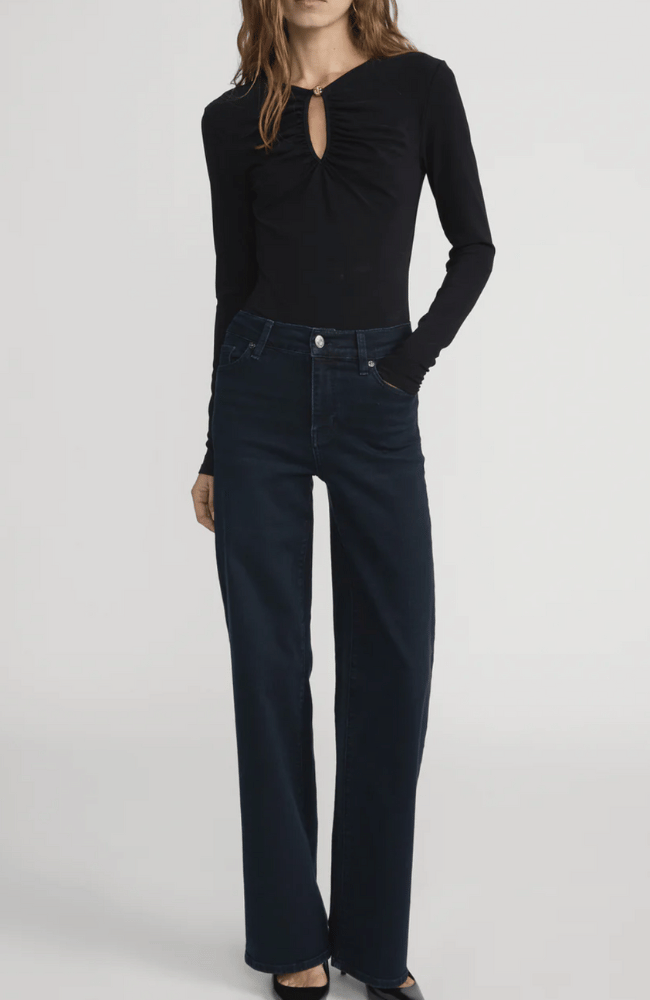 THE KEYHOLE TOP in BLACK-FRAME-FLOW BY NICOLE CANADA