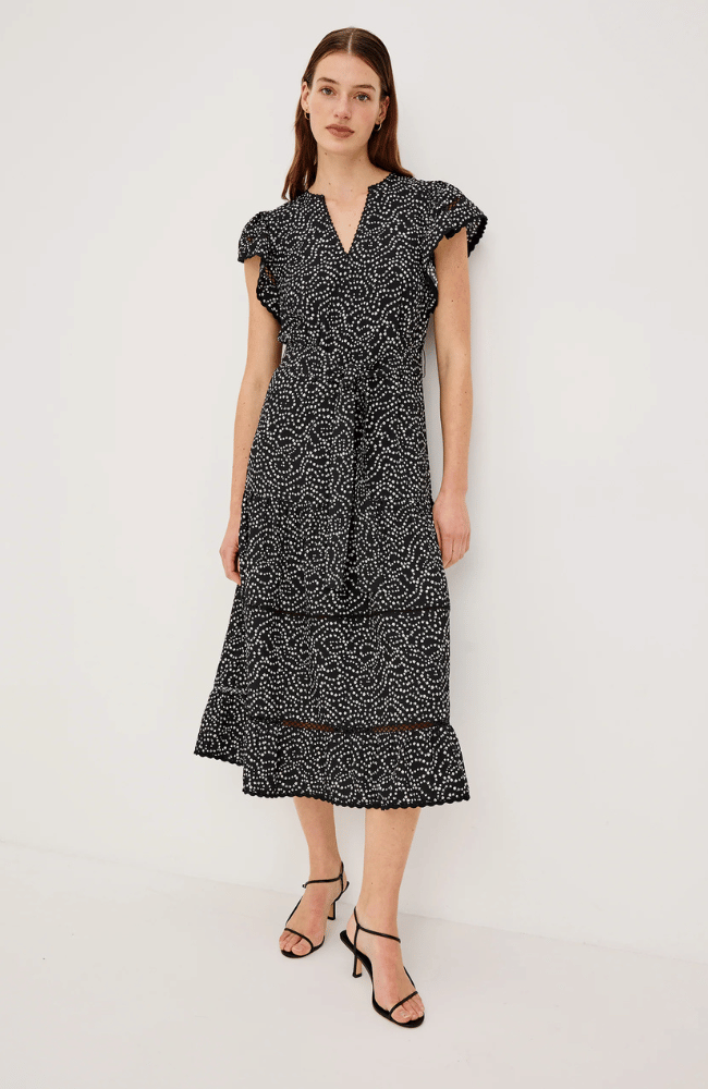 GIA DRESS in MINI CHAIN DAISIES-RAILS-FLOW BY NICOLE CANADA