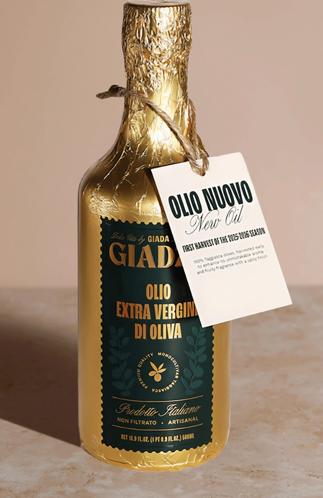 GIADZY GOLD-WRAPPED EXTRA VIRGIN OLIVE OIL-GIADZY-FLOW BY NICOLE CANADA