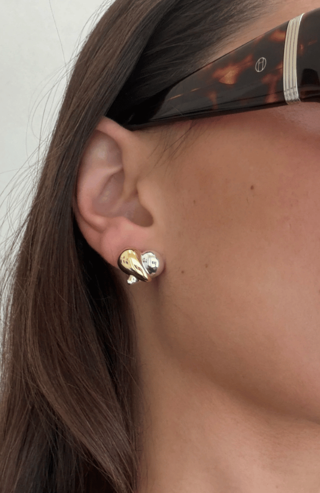 PALOMA EARRINGS in GOLD/SILVER-HEAVEN MAYHEM-FLOW BY NICOLE CANADA