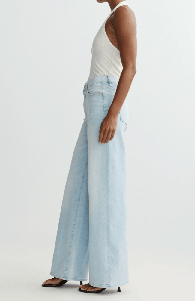 HEPBURN WIDE LEG HIGH RISE JEAN in LAZY SUNDAY-DL1961-FLOW BY NICOLE CANADA