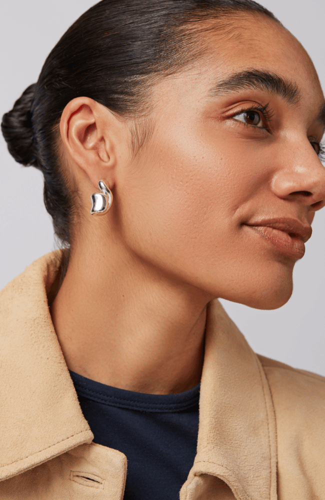 ESTELLE EARRINGS in SILVER-JENNY BIRD-FLOW BY NICOLE CANADA
